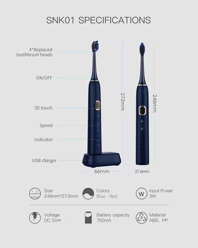 Touch Pro Sonic Electric Toothbrush