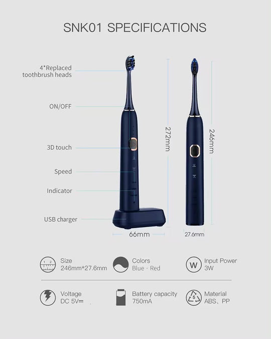 Touch Pro Sonic Electric Toothbrush