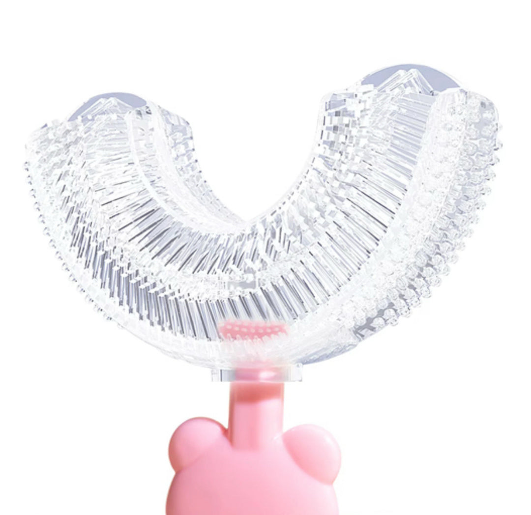 Kids Teddy Bear U-Shape Toothbrush