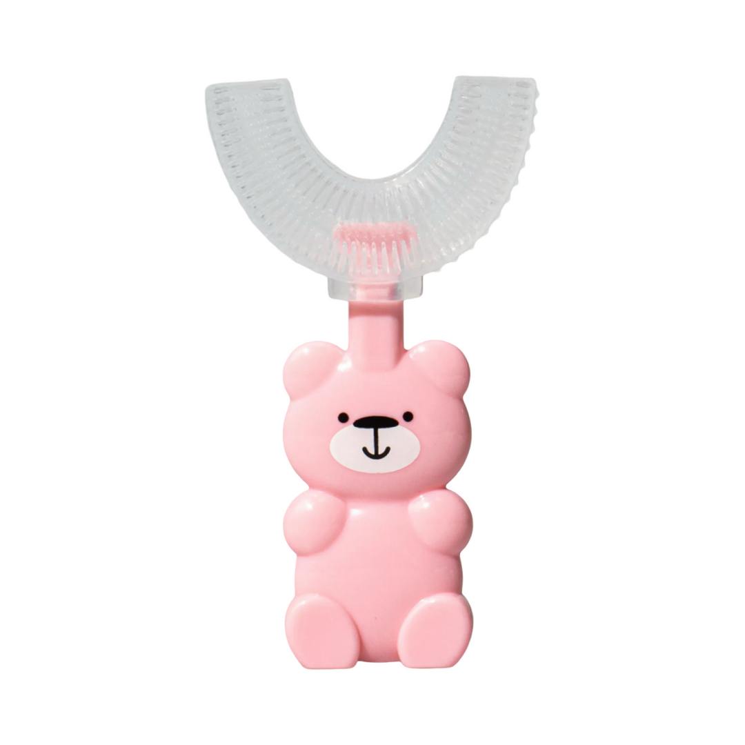 Kids Teddy Bear U-Shape Toothbrush
