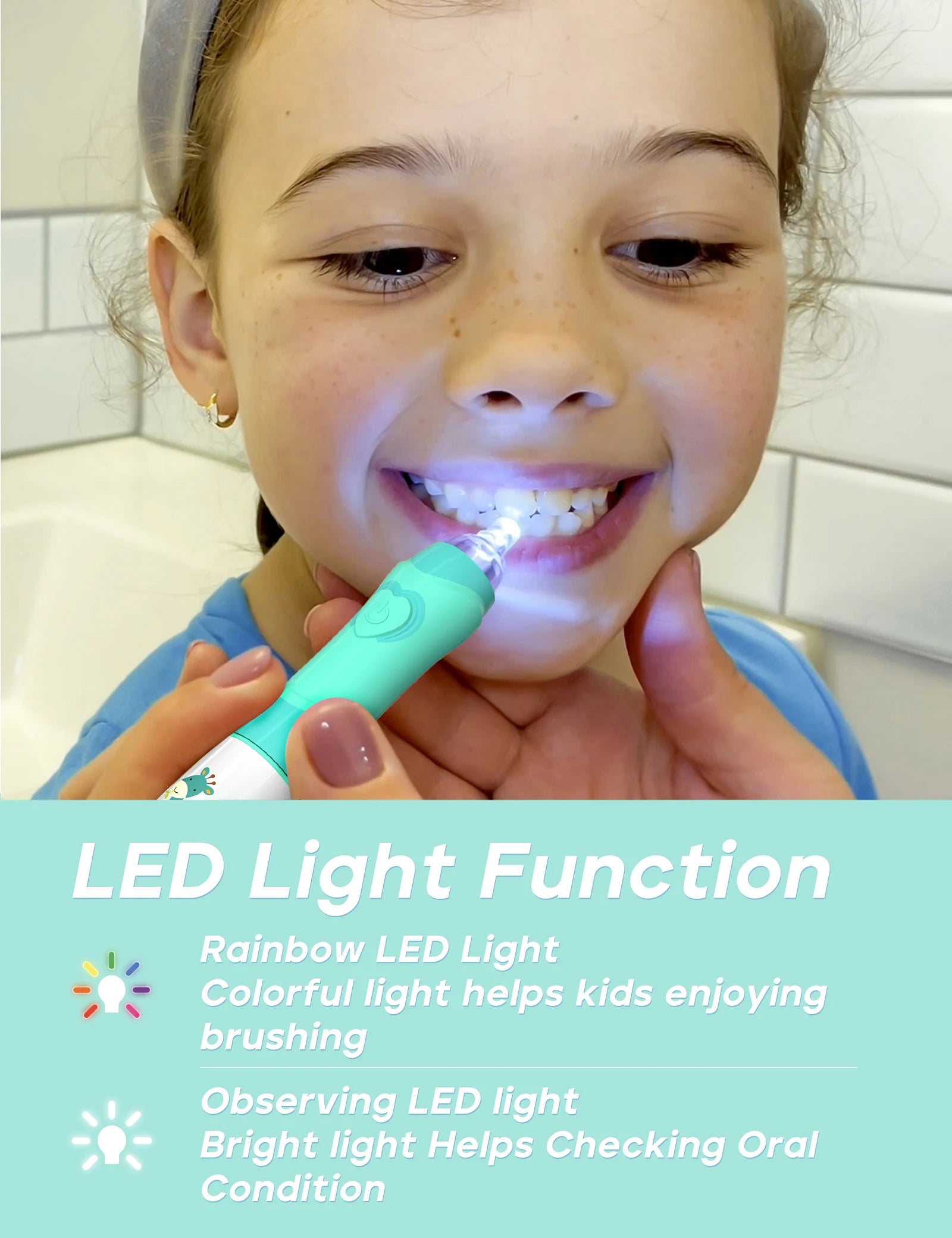 Kids Colour Sonic LED Toothbrush