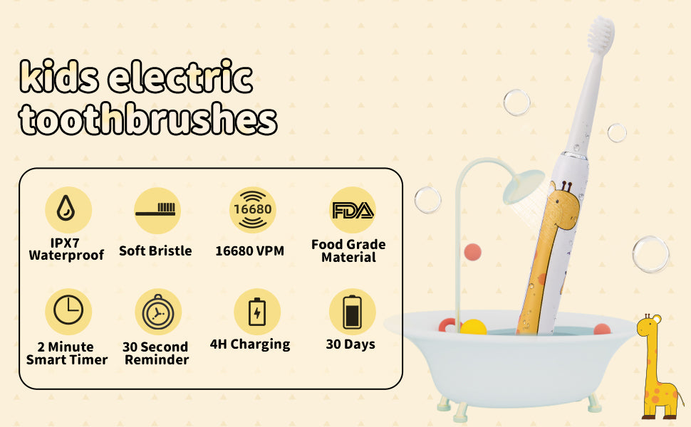 Kids Sonic Electric Toothbrush