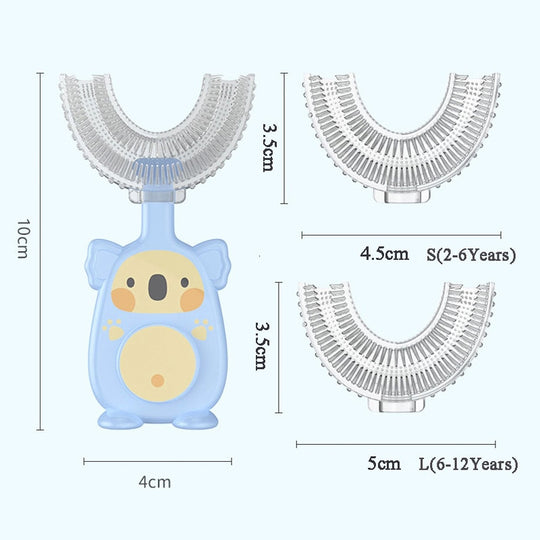 Kids Koala U-Shaped Toothbrush